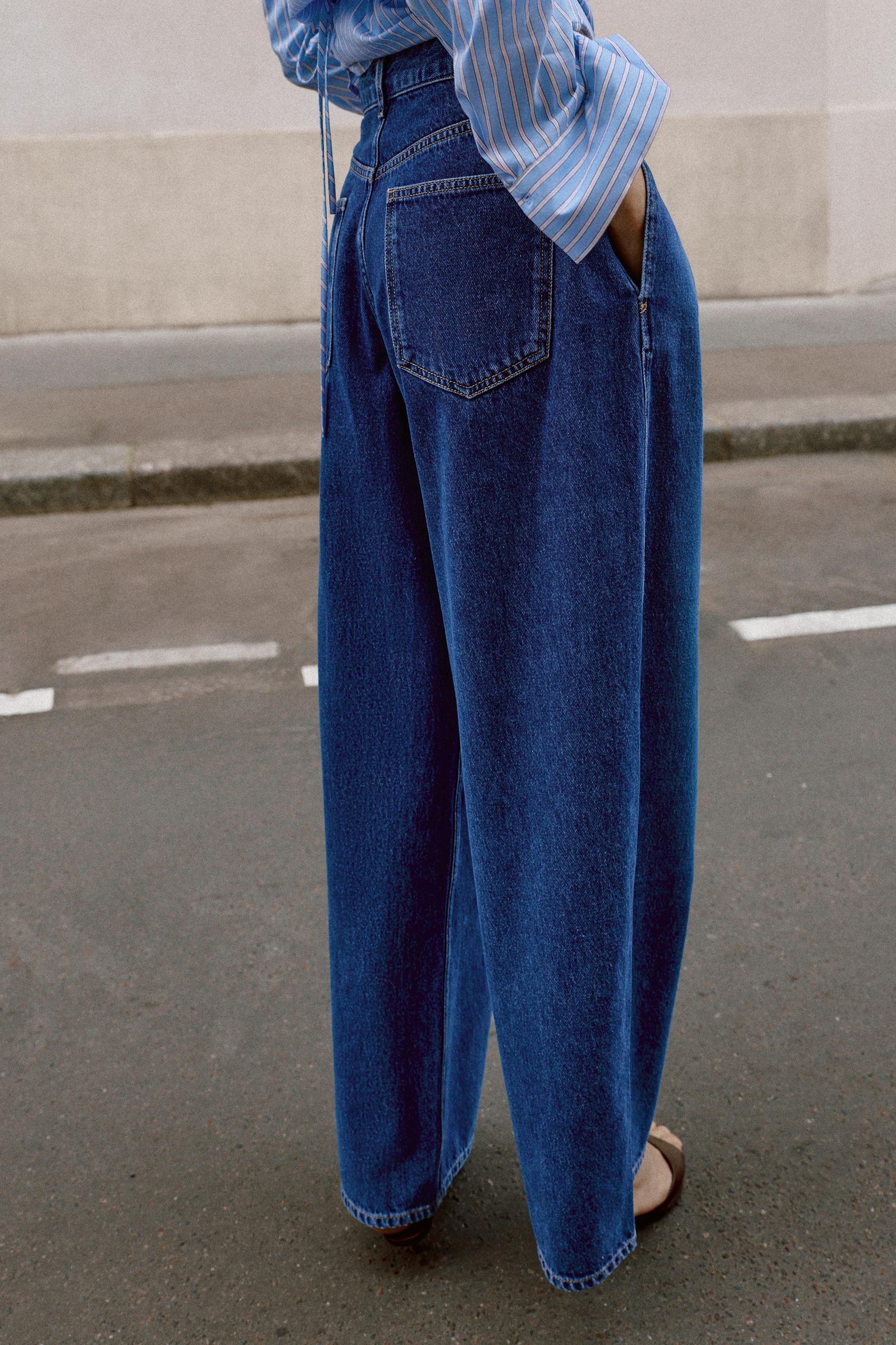 Z1975 HIGH WAIST LOOSE FIT HOOK JEANS